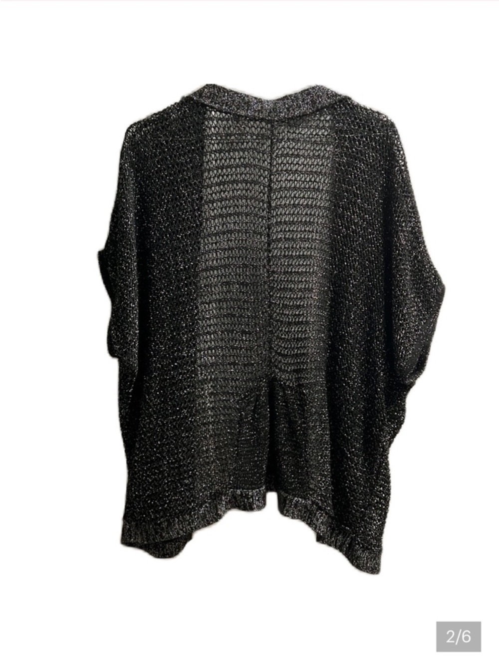 Allison Brittney, Casual, Drop Sleeves Cardigan, 2X (runs small; fits like a 1X) - Picture 2 of 6
